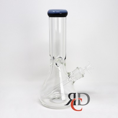 WATER PIPE BEAKER BASE W/ COLORED MOUTH PIECE WP2551